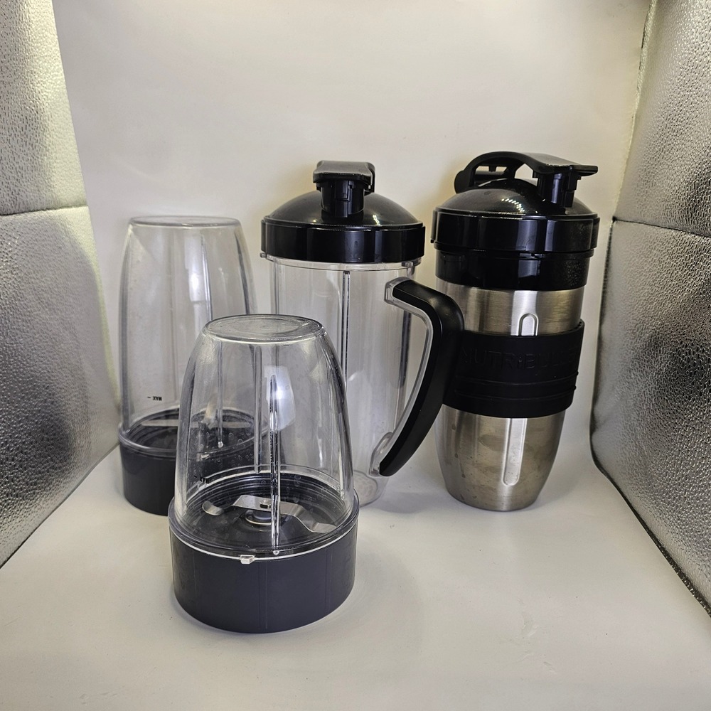 NutriBullet NB-8840 Replacement Parts Bundle Stainless Cup Pitcher Blades 6pc
